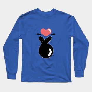 Finger Heart Long Sleeve T-Shirt